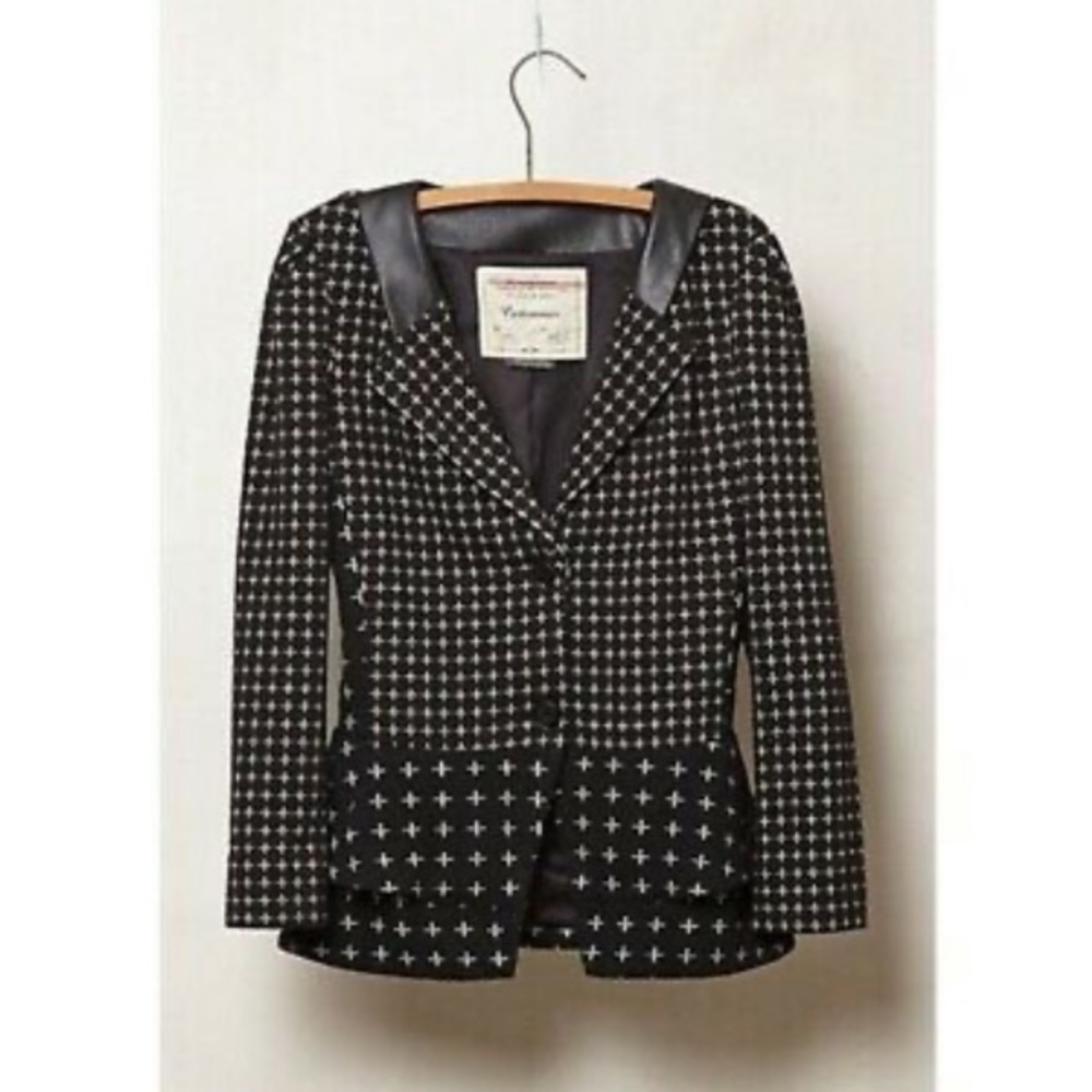 Anthropologie Cartonnier Cross Blazer